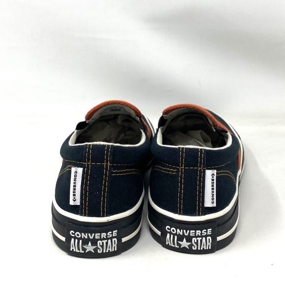 Converse Ctas Slip On Low Top Canvas Black Women Sneakers Custom 171852C-BLKORG - Picture 4 of 10